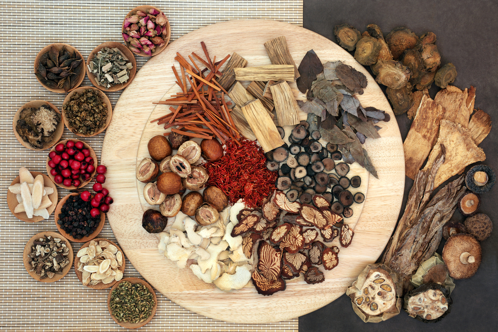Chinese,Herbs,&,Spice,Used,In,Traditional,Herbal,Medicine,On